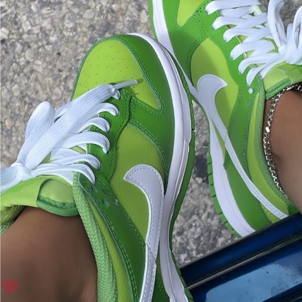 Green Nike Dunks